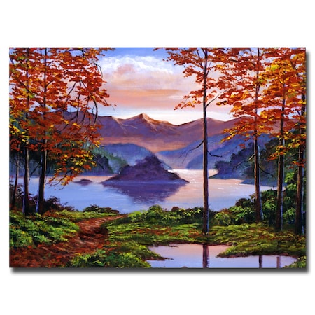 David Lloyd Glover 'Sunset Reverie' Canvas Art,24x32